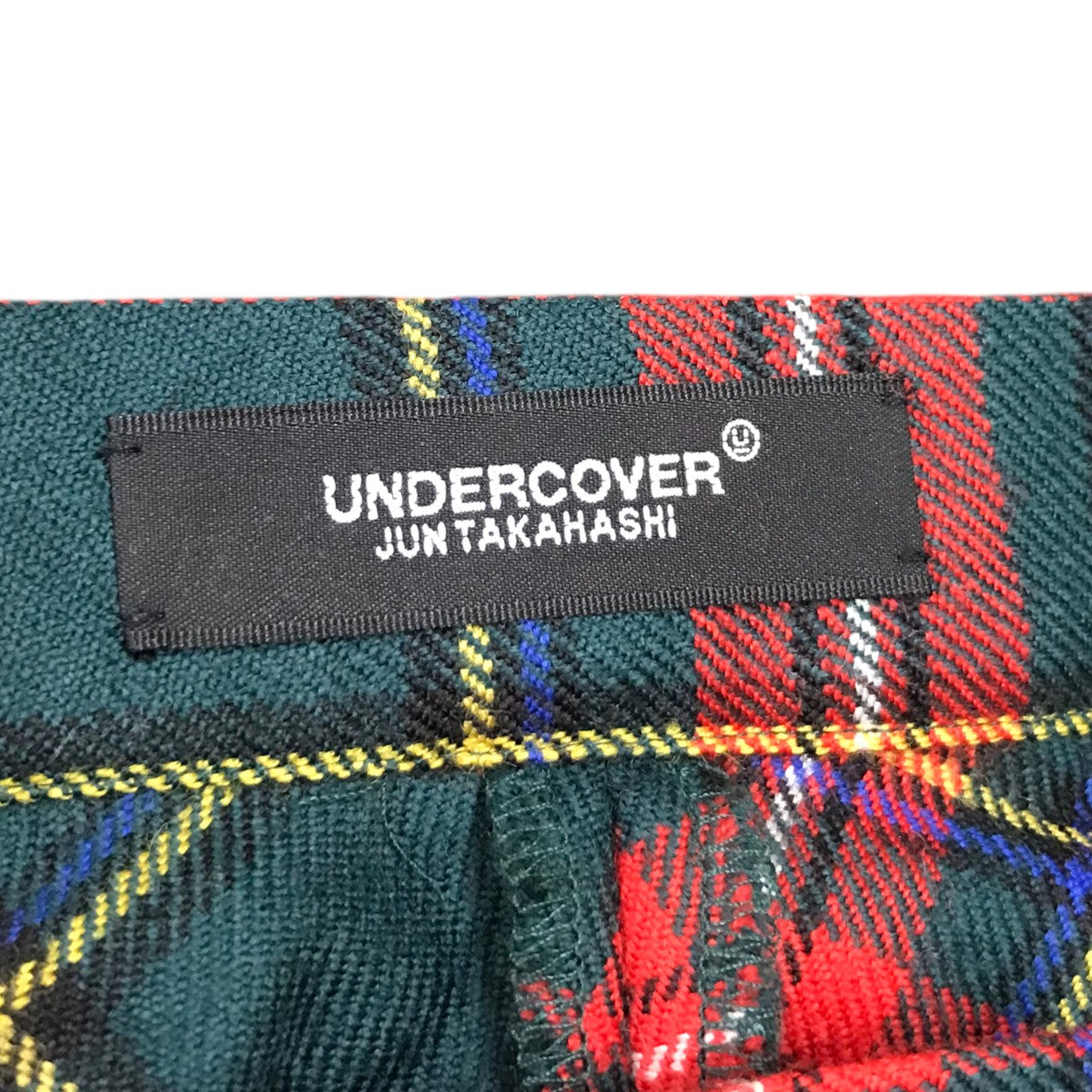 UNDERCOVER アンダーカバー　途中縮絨ジョッパーズチェックパンツ UNDERCOVER アンダーカバー 途中縮絨ジョッパーズチェックパンツ