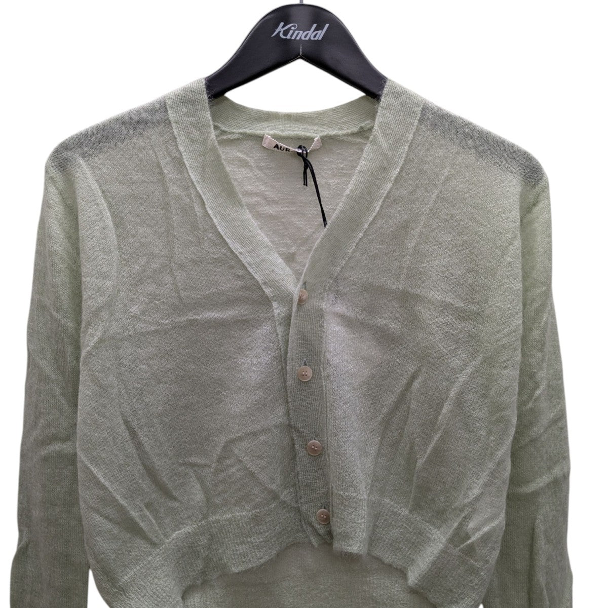 AURALEE(オーラリー) KID MOHAIR SHEER KNIT CARDIGAN