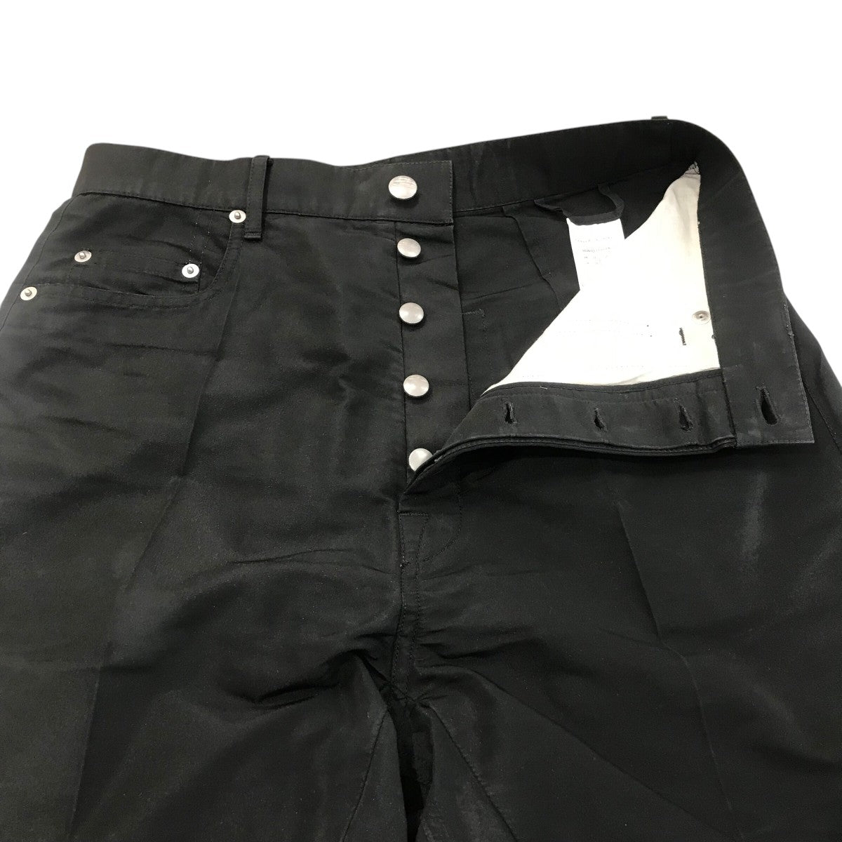 リックオウエンス ボランブーツカット ブラック 完売間近 RICK OWENS ボラン ブーツカット ジーンズ ブラック