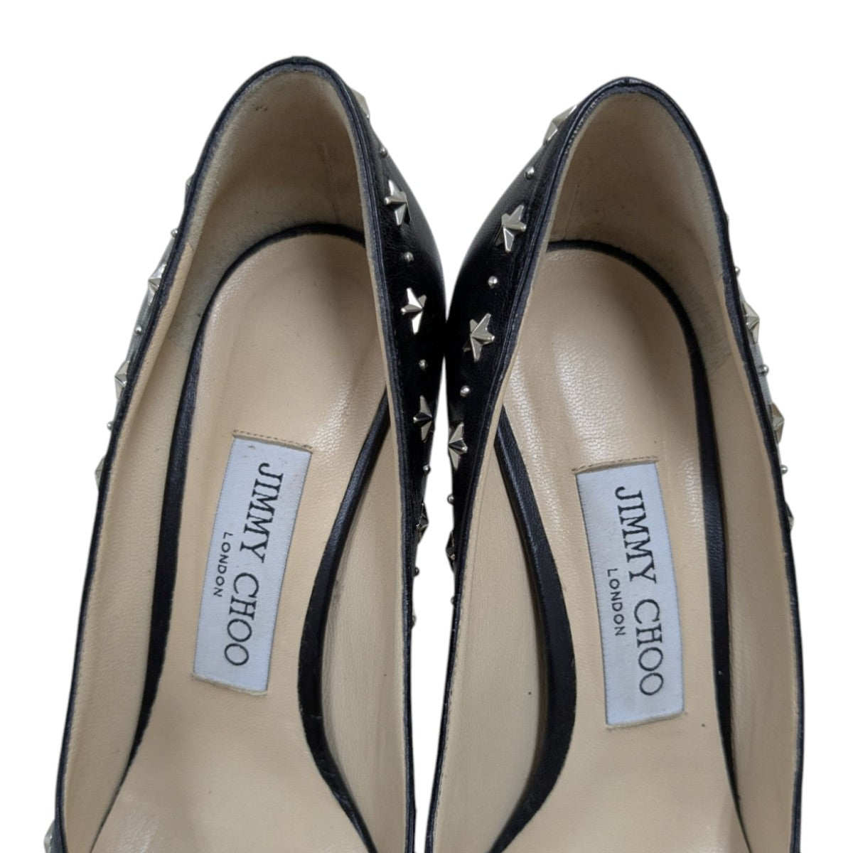 JIMMY CHOO(ジミーチュウ) スタースタッズパンプス ブラック