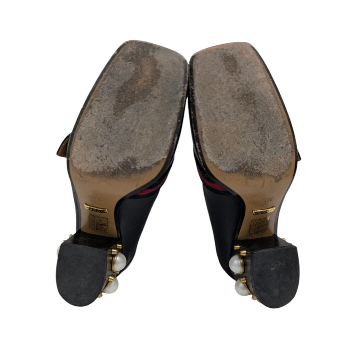 GUCCI GG マーモント パンプス 黒 36 1/2 GUCCI(グッチ) GGマーモントパンプス ブラック サイズ 36 1/2