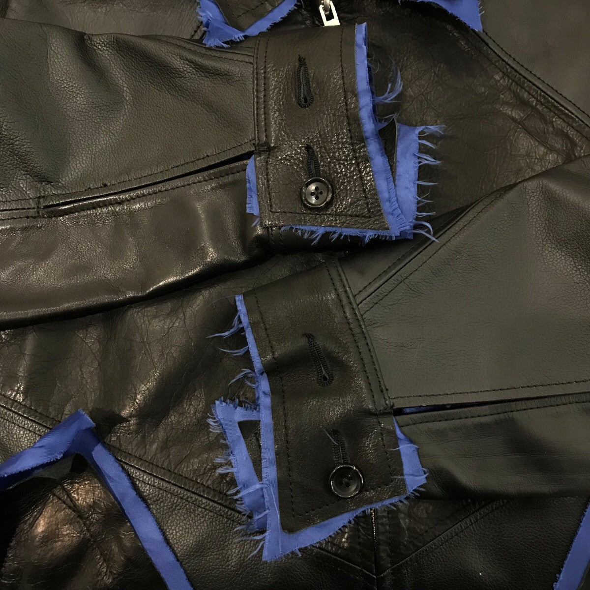 「Studious15周年別注15着限定」レイヤードレザージャケット