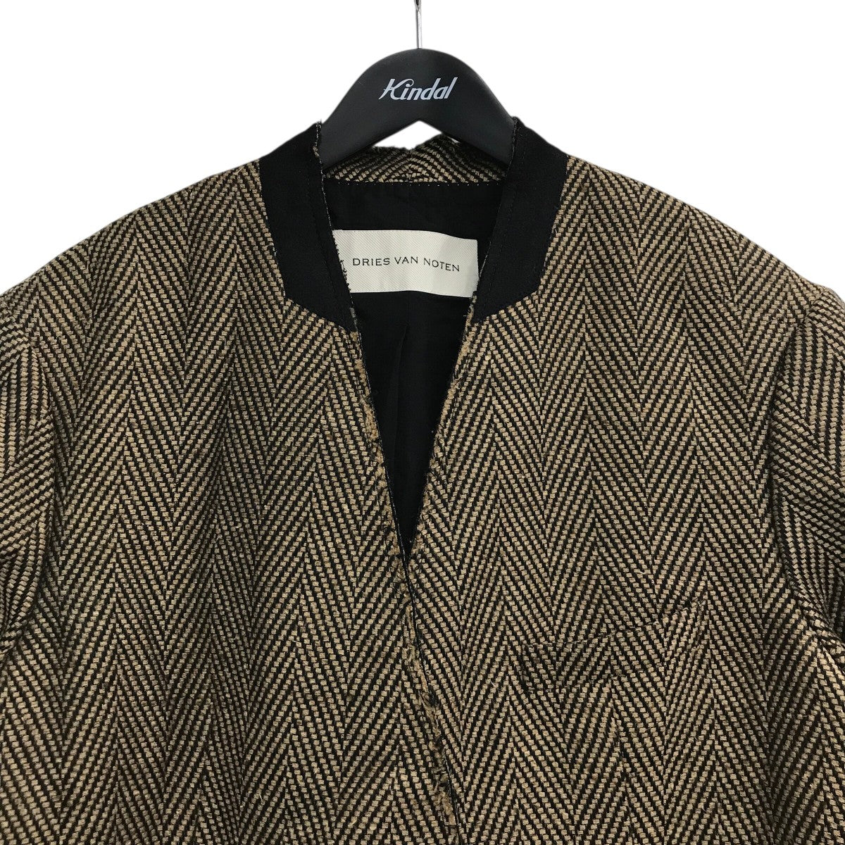 DRIES VAN NOTEN オリーブグリーン ロングコート S DRIES VAN NOTEN オリーブグリーン ロングコート S DRIES VAN