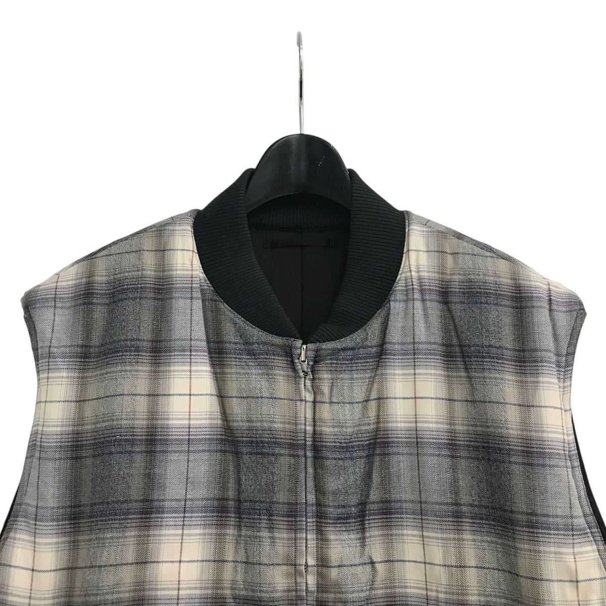 AURALEE(オーラリー) 「SUPER LIGHT WOOL CHECK PADDED ZIP VEST