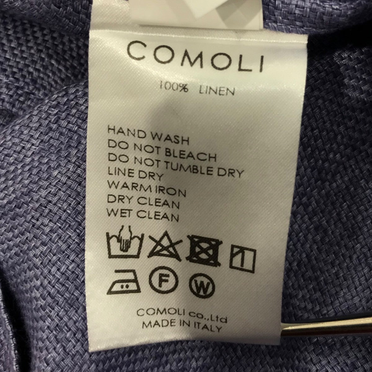 ［美品］ comoli piccolo コモリピッコロ コットンリネンジャケット COMOLI コモリ×サルバトーレピッコロ COMOLI×Salvatore Piccolo