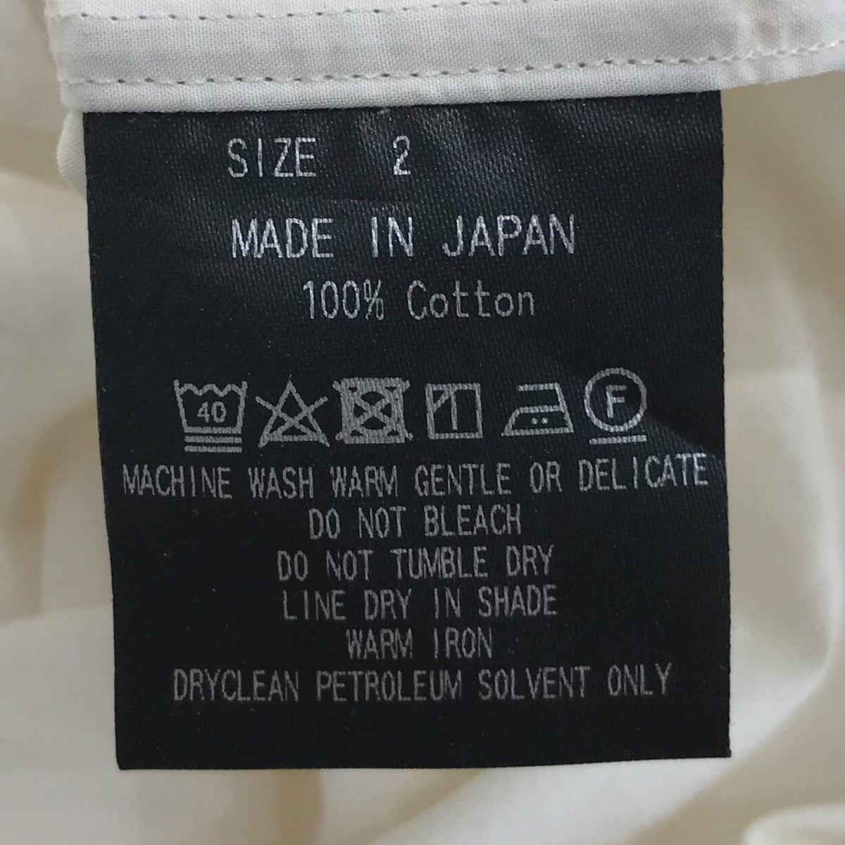 「COMFORT FIT SHIRT ORGANIC GIZA TYPEWRITER」シャツA24A 09SH01C