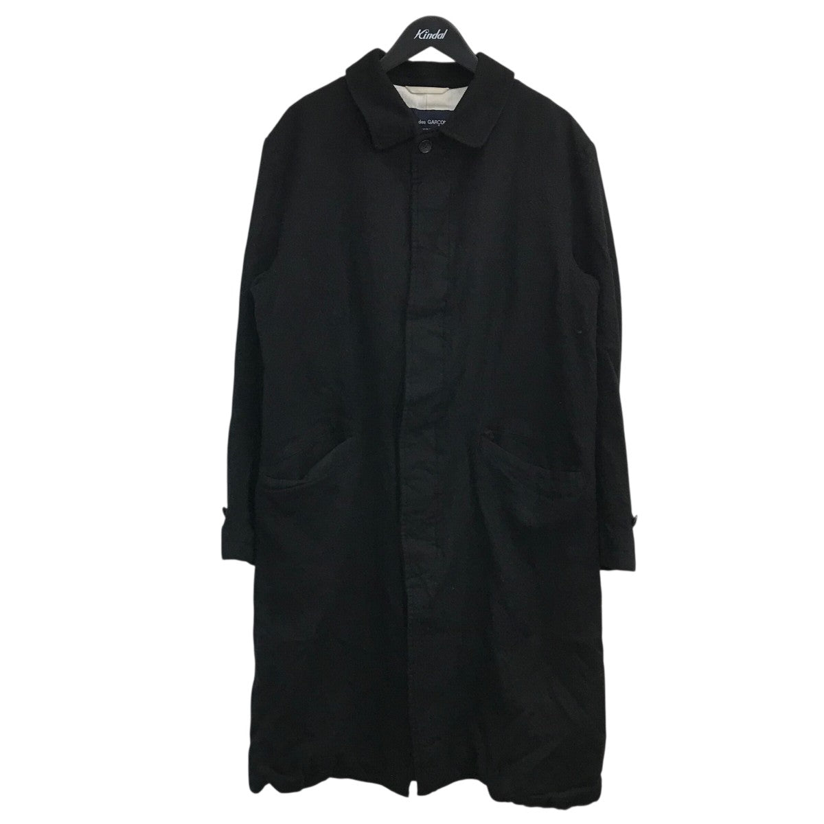 コムデギャルソンオム AD2022ウールサージフーデッドコート サイズXS COMME des GARCONS HOMME(コムデギャルソンオム) 「AD2022」ウール