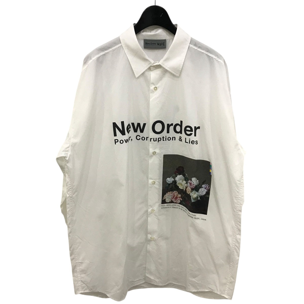 WAVE×New Order 「Power,Corruption & Lies SHIRT」プリント WAVE×New Order 「Power,Corruption & Lies SHIRT」プリント