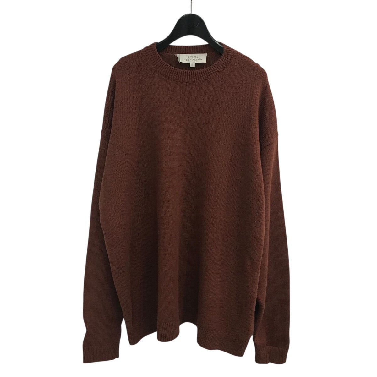 STUDIO NICHOLSON ダークブラウン ニット STUDIO NICHOLSON(スタジオニコルソン) ニット ブラウン サイズ