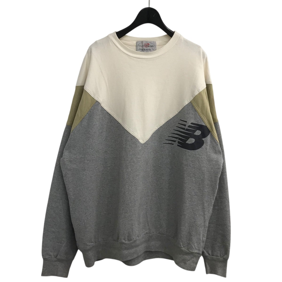 NEW BALANCE×AURALEE×tokyo design studio 切替ロングスリーブT