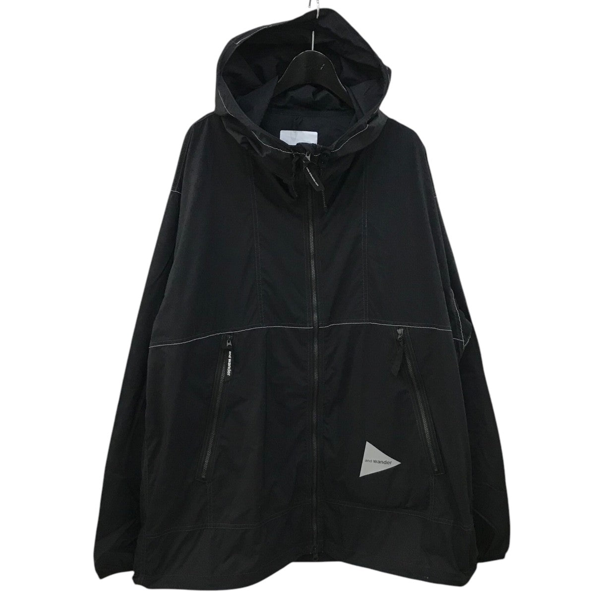 and wander(アンドワンダー) 「PERTEX wind jacket」ナイロン