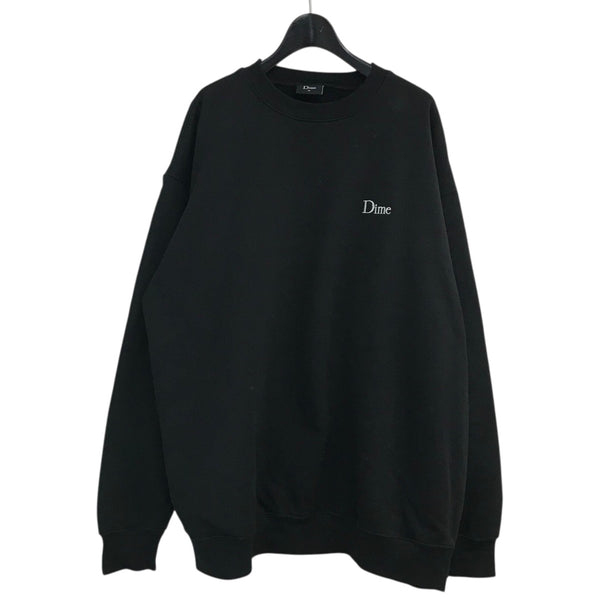 Dime(ダイム) ロゴ刺繍スウェット ブラック サイズ XL｜【公式