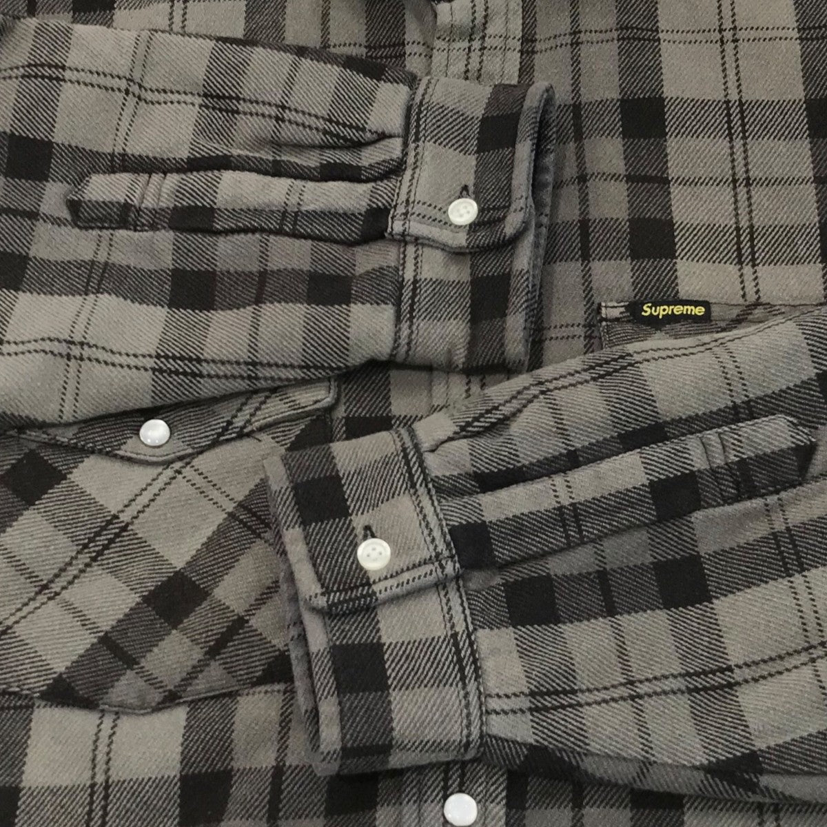 Supreme(シュプリーム) 24SS「Quilted Flannel Snap Shirt」中綿