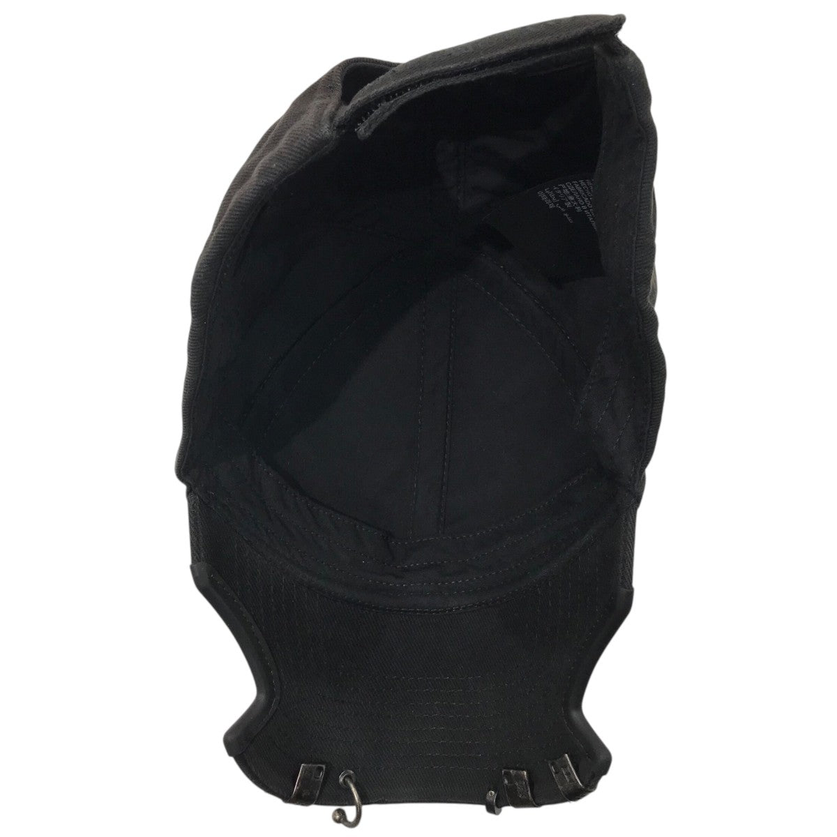 BALENCIAGA ピアッシングキャップ 帽子 L ブラック 788749 BALENCIAGA ピアッシングキャップ 帽子 L ブラック 788749 Balenciaga