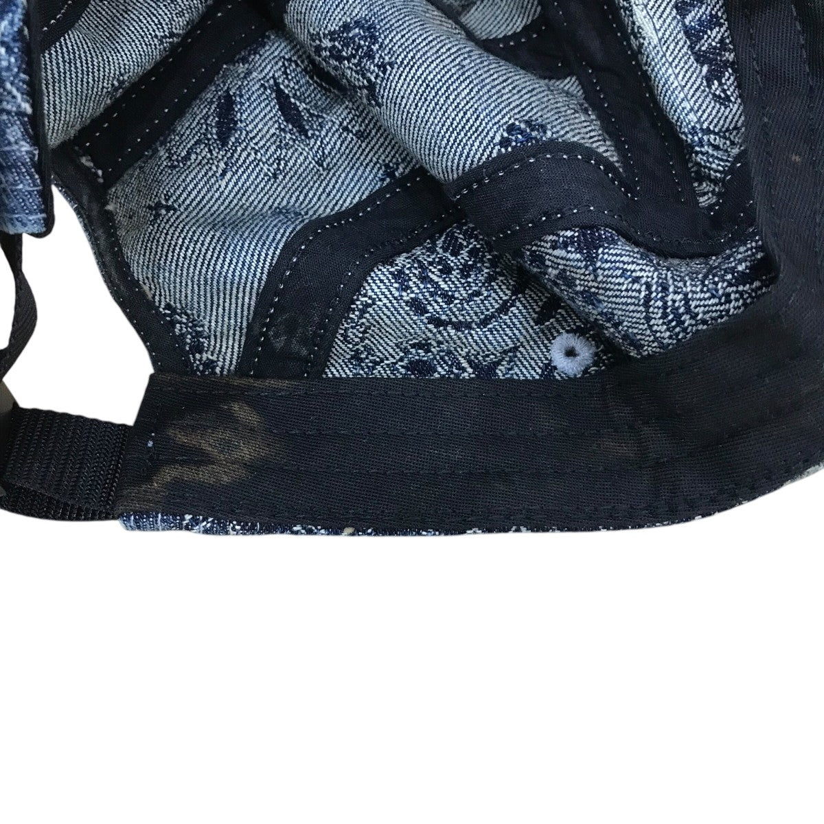 Supreme Bandana Denim Camp Cap バンダナ キャップ Supreme Bandana Jacquard Denim Camp Cap (SS25) - $58
