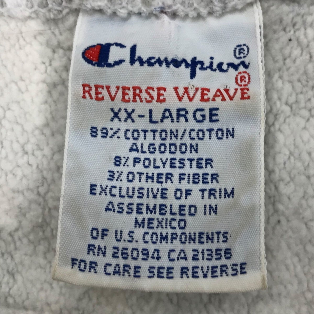 Champion(チャンピオン) リバースウィーブスウェット グレー サイズ