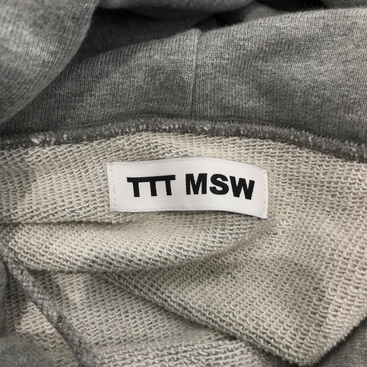 TTT MSW(ティーモダンストリートウエア) 「Logo hoodie」ロゴパーカー