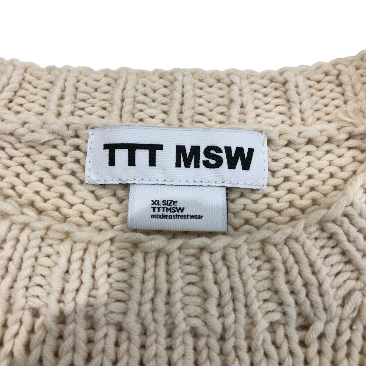 トップス TTT MSW 20AW emotional knit TTT MSW 2020AW コレクション | ACRMTSM ONLINE STORE