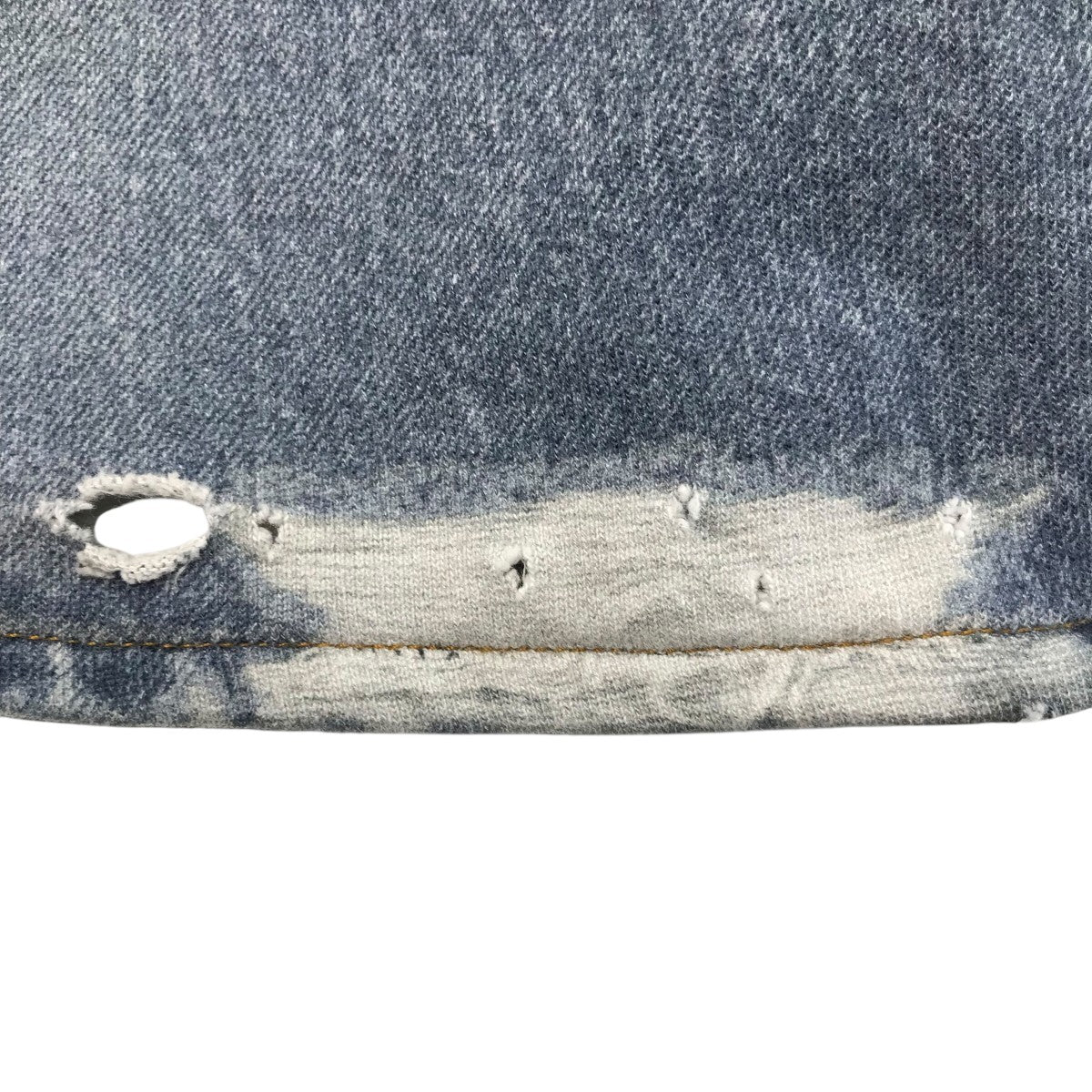 BALENCIAGA(バレンシアガ) トロンプルイユ デニム柄 ワイド