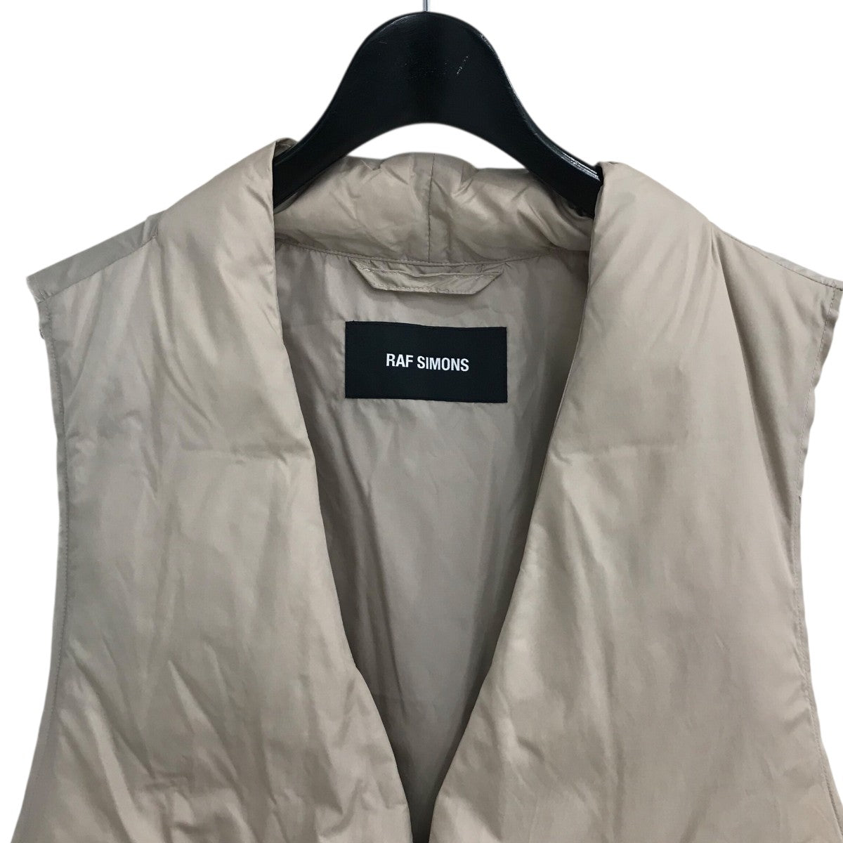 RAF SIMONS(ラフシモンズ) オーバーサイズダウンジレベスト212M662