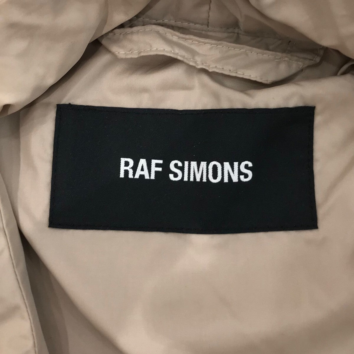 RAF SIMONS(ラフシモンズ) オーバーサイズダウンジレベスト212M662