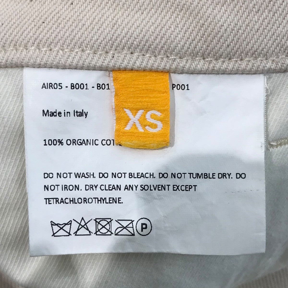 AIREI 25SS「DIRT EFFECT DENIM BIG FIT PANTS」ムラ染めデニムパンツ 古着・中古-6枚目のアイテム画像