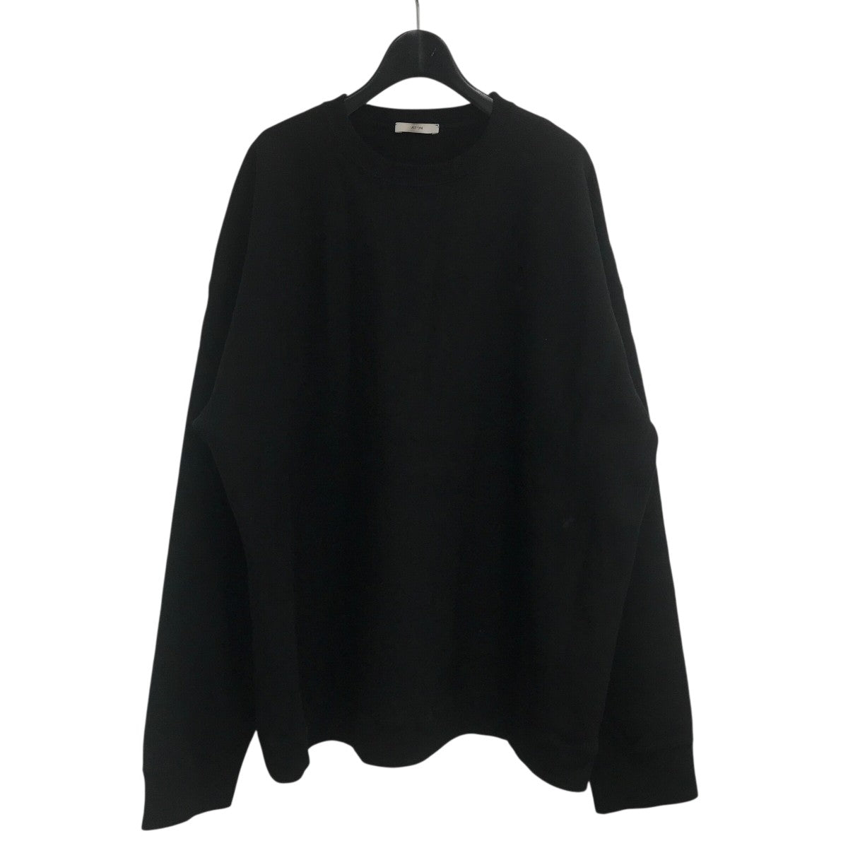 aton アルパカポロニット　21aw ATON(エイトン) 2022AW ALPACA WASHI POLO SWEATER アルパカ