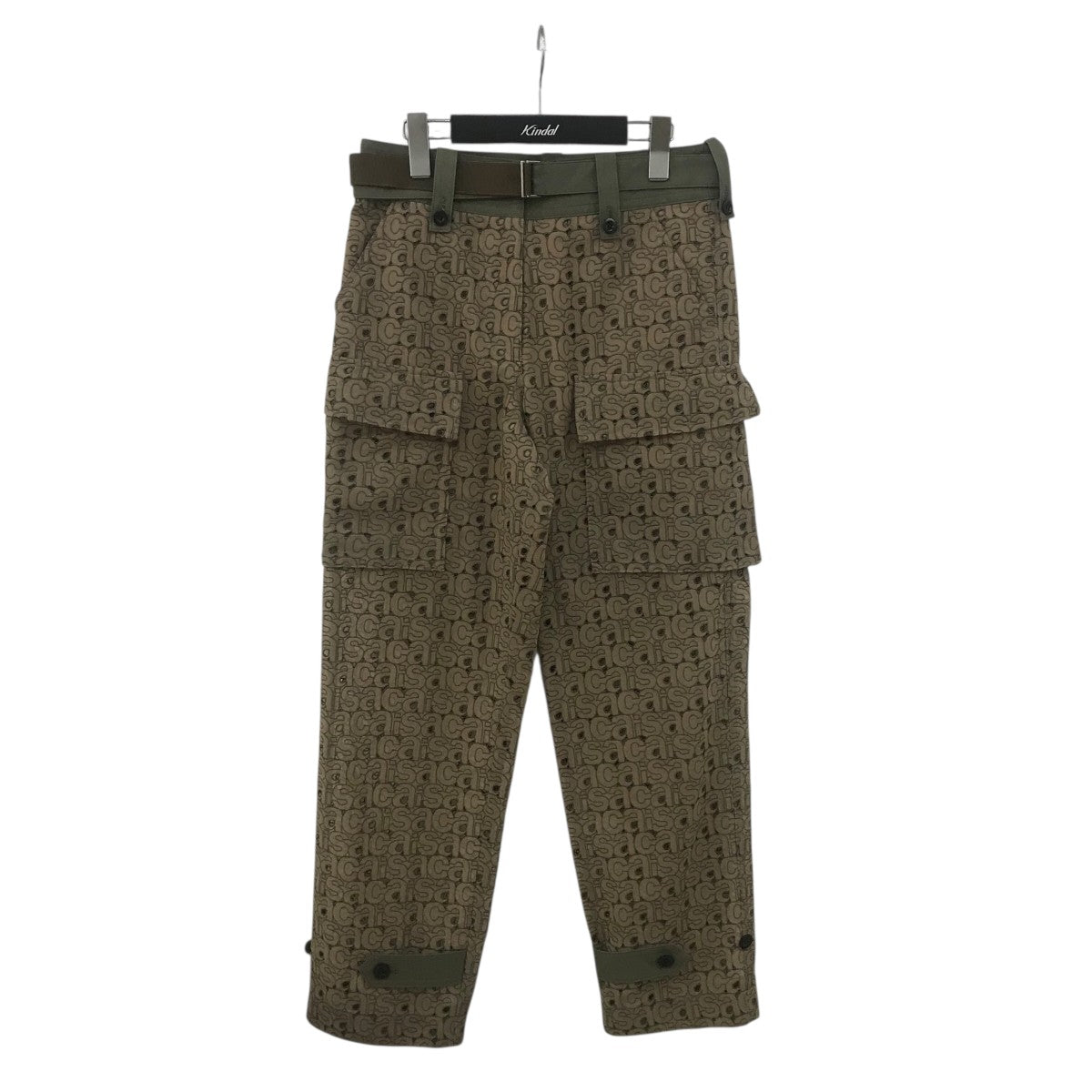 sacai サカイクロップドカーゴパンツ サイズ2 sacai（サカイ）カーゴパンツ カーキ サイズ:1(S位) メンズ
