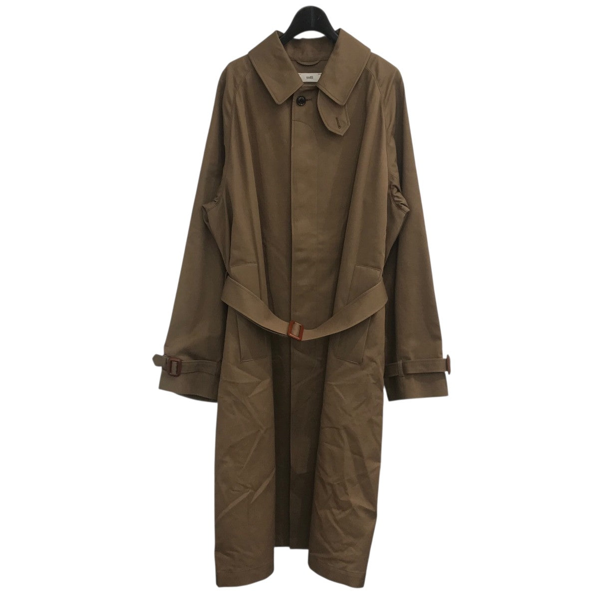 unfil アンフィル ナップド キャメル メルトン モッズコート unfil アンフィル / egyptian cotton-twill single-breasted