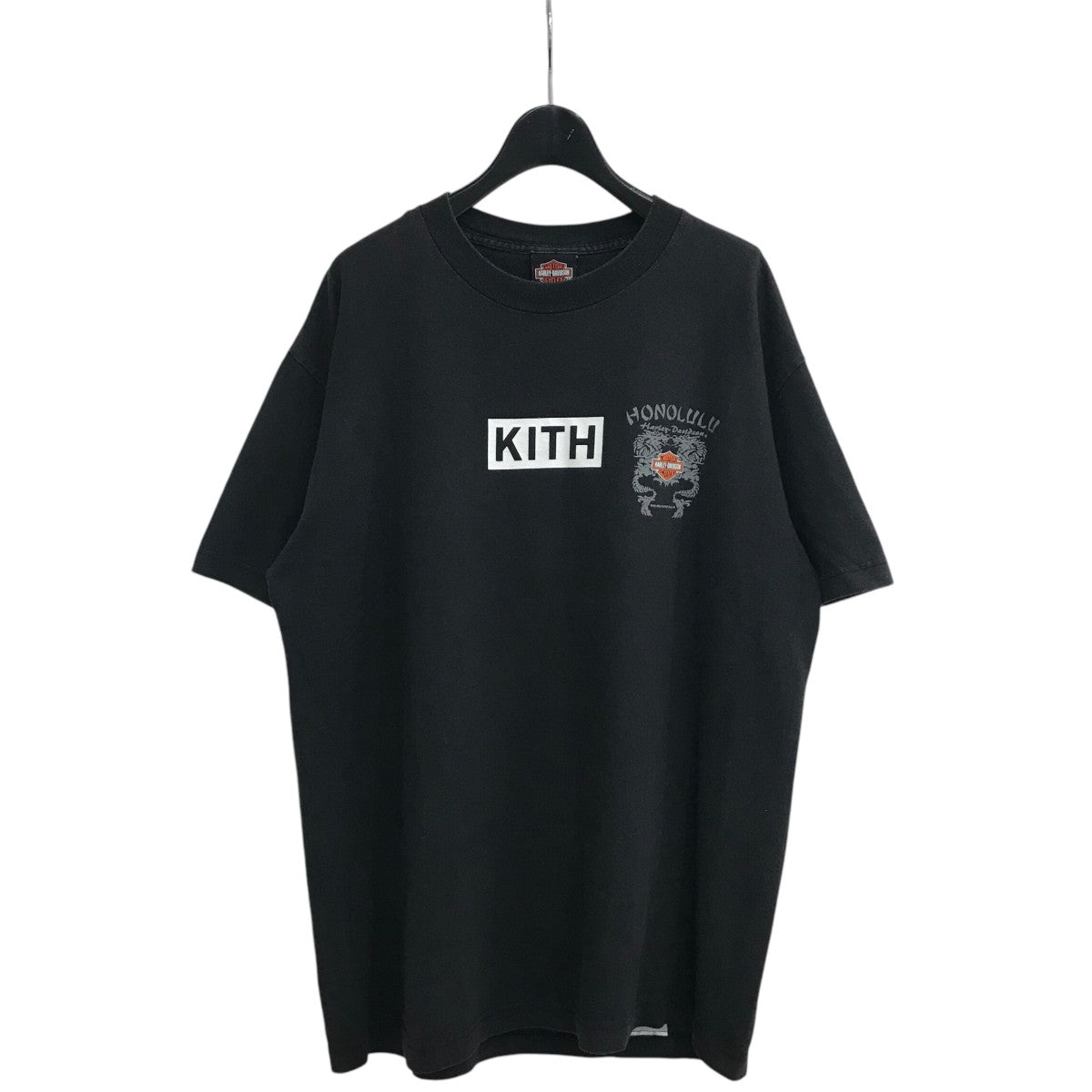KITH(キス) 23SSHARLEY DAVIDSONヴィンテージTシャツ ブラック