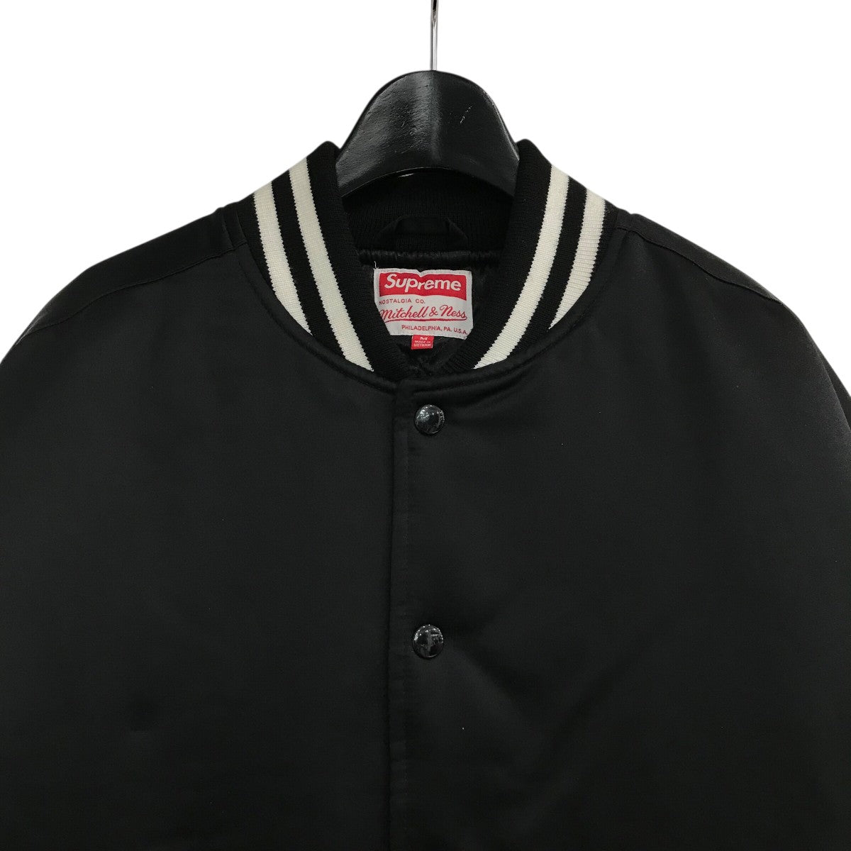 Supreme×MITCHELL ＆ NESS 24AW「Satin Varsity Jacket」サテン
