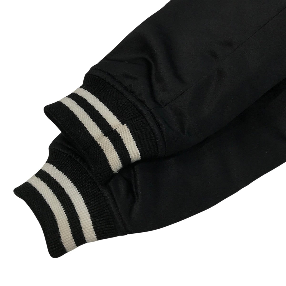 【未使用タグ付】シュプリーム ミッチェルアンドネス ブルゾン メンズ XL 黒 Supreme Mitchell & Ness Twill Stadium Jacket Black メンズ