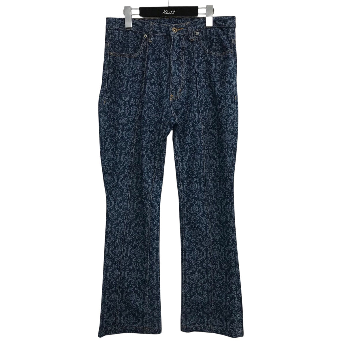 総柄フレアデニムパンツ21KO AW13