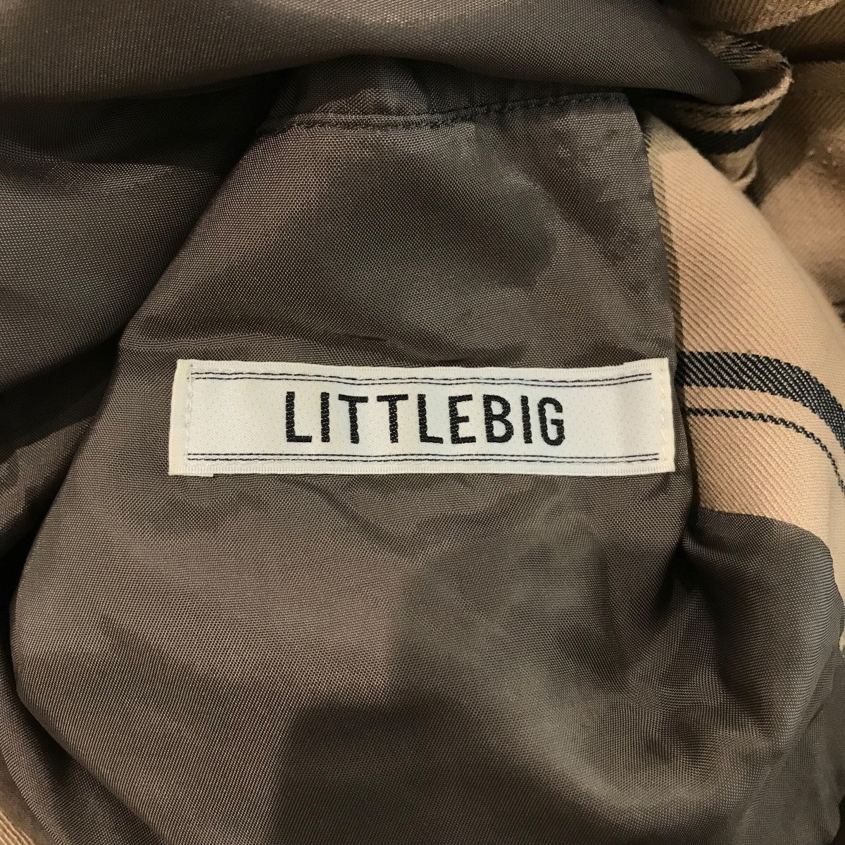LITTLEBIG チェック柄チェスターコートLB171 CT01 古着・中古-5枚目のアイテム画像