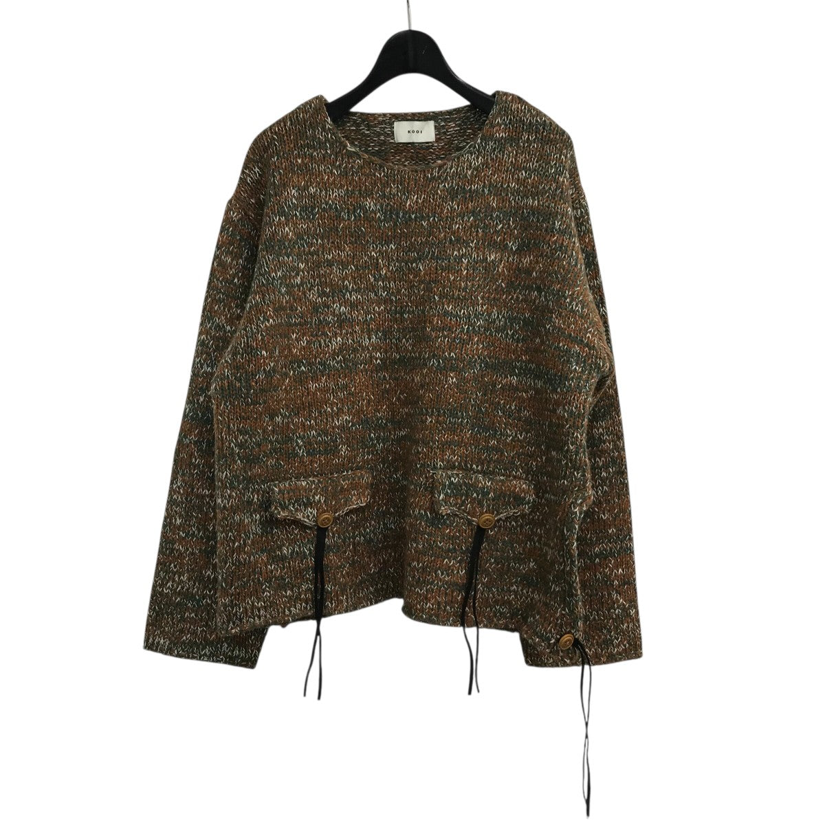 ポケットデザインニット24KO AW17