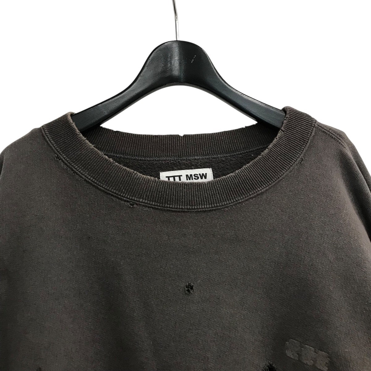 TTT MSW 23AW スウェット　M TTT MSW(ティーモダンストリートウエア) 23AW「Crew neck sweat