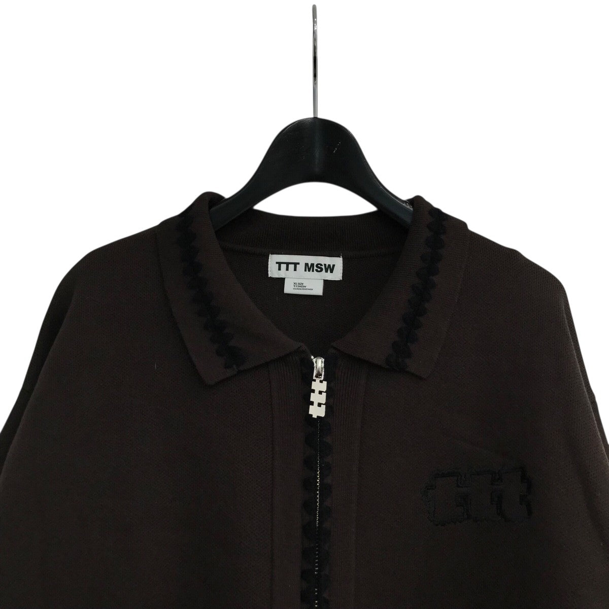 ttt msw ニットポロカーディガン TTT MSW(ティーモダンストリートウエア) 25SS「Knit polo