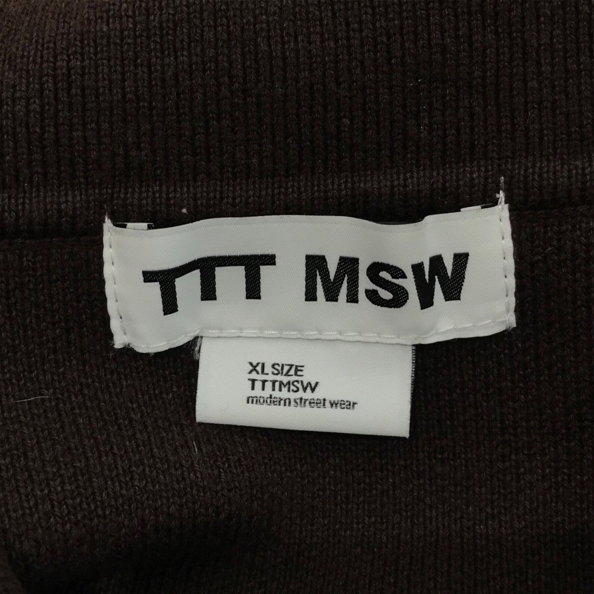 TTT MSW(ティーモダンストリートウエア) 25SS「Knit polo