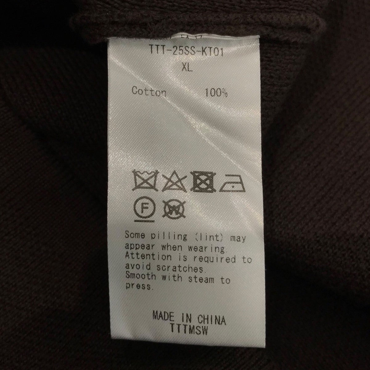 TTT MSW(ティーモダンストリートウエア) 25SS「Knit polo