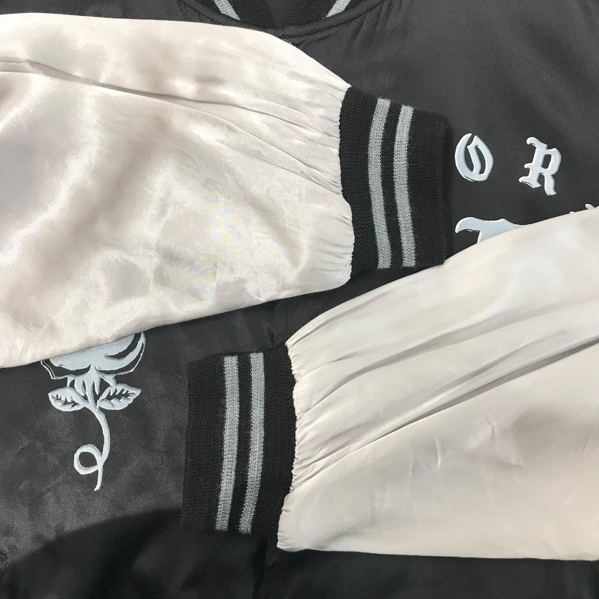 SAINT MICHAEL×BORN X RAISED 「BR SATIN JACKET」サテンジャケットSM