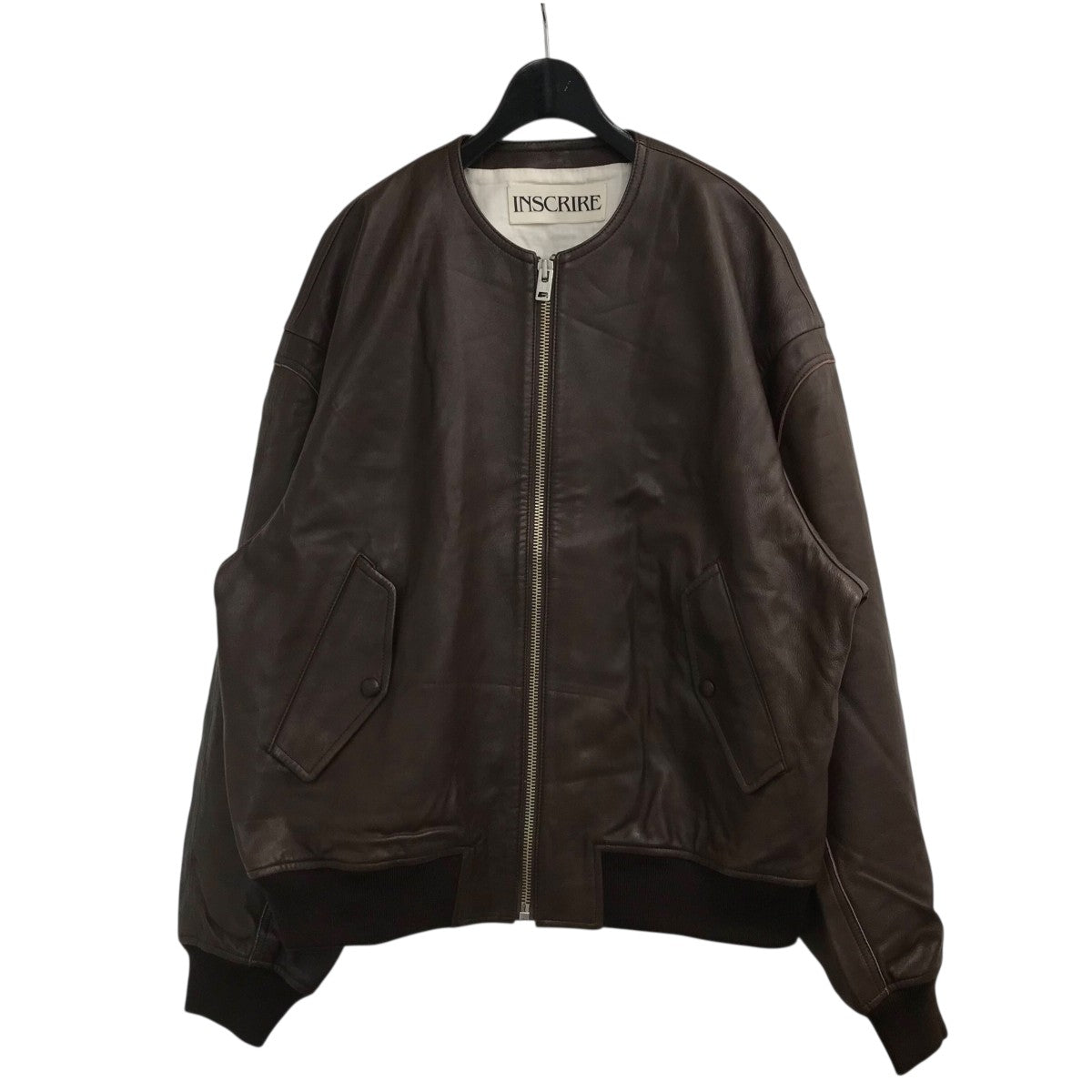 INSCRIRE(アンスクリア) 「Sheep Bomber Jacket」シープレザーボンバー