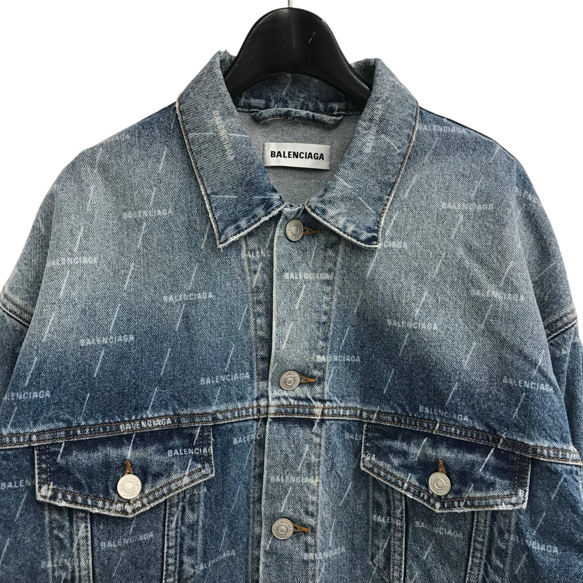 【VIPセール!】Balenciaga バレンシアガ ロゴ デニムジャケット VIPセール!】BALENCIAGA デニムジャケット (BALENCIAGA/デニム