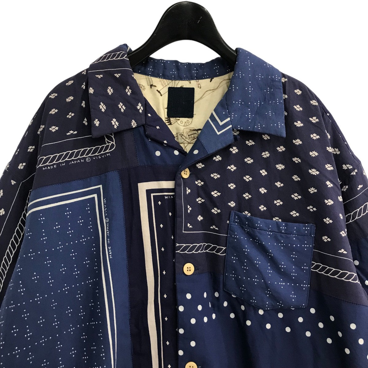 VISVIM(ビズビム) 25SS「WALLIS DOWN SHIRT S S」中綿パッチ