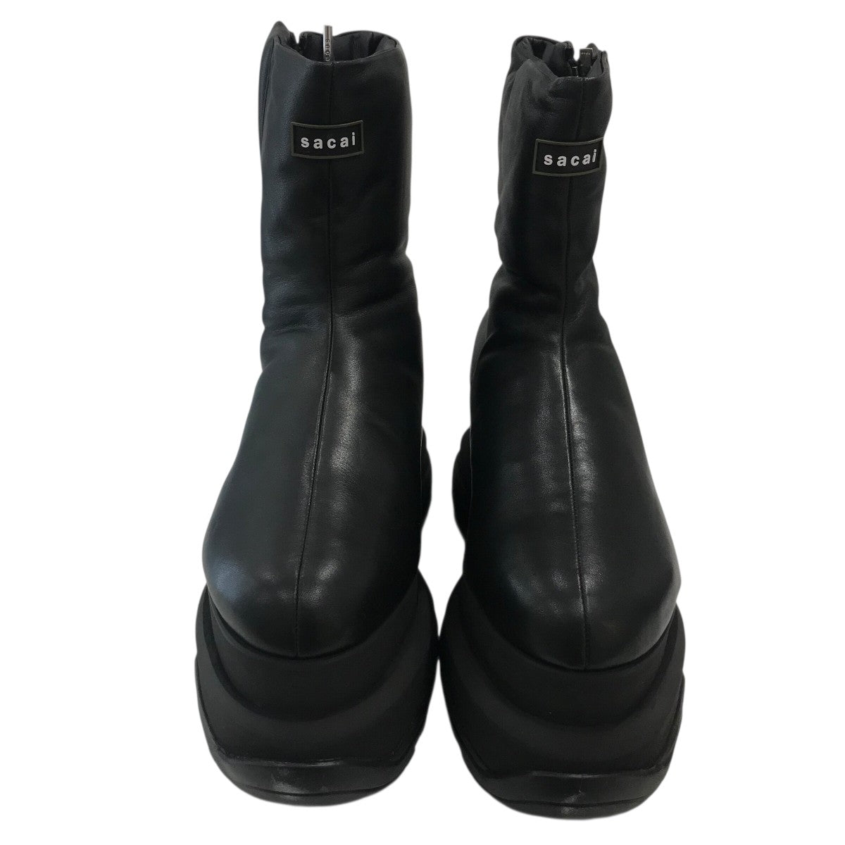 みかん　sacai 中綿ブーツ 黒 sacai(サカイ) 24SSブーツ24 07174 24 07174 ブラック サイズ 39