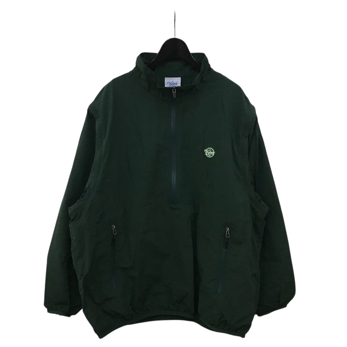 ナイロンハーフジップジャケット