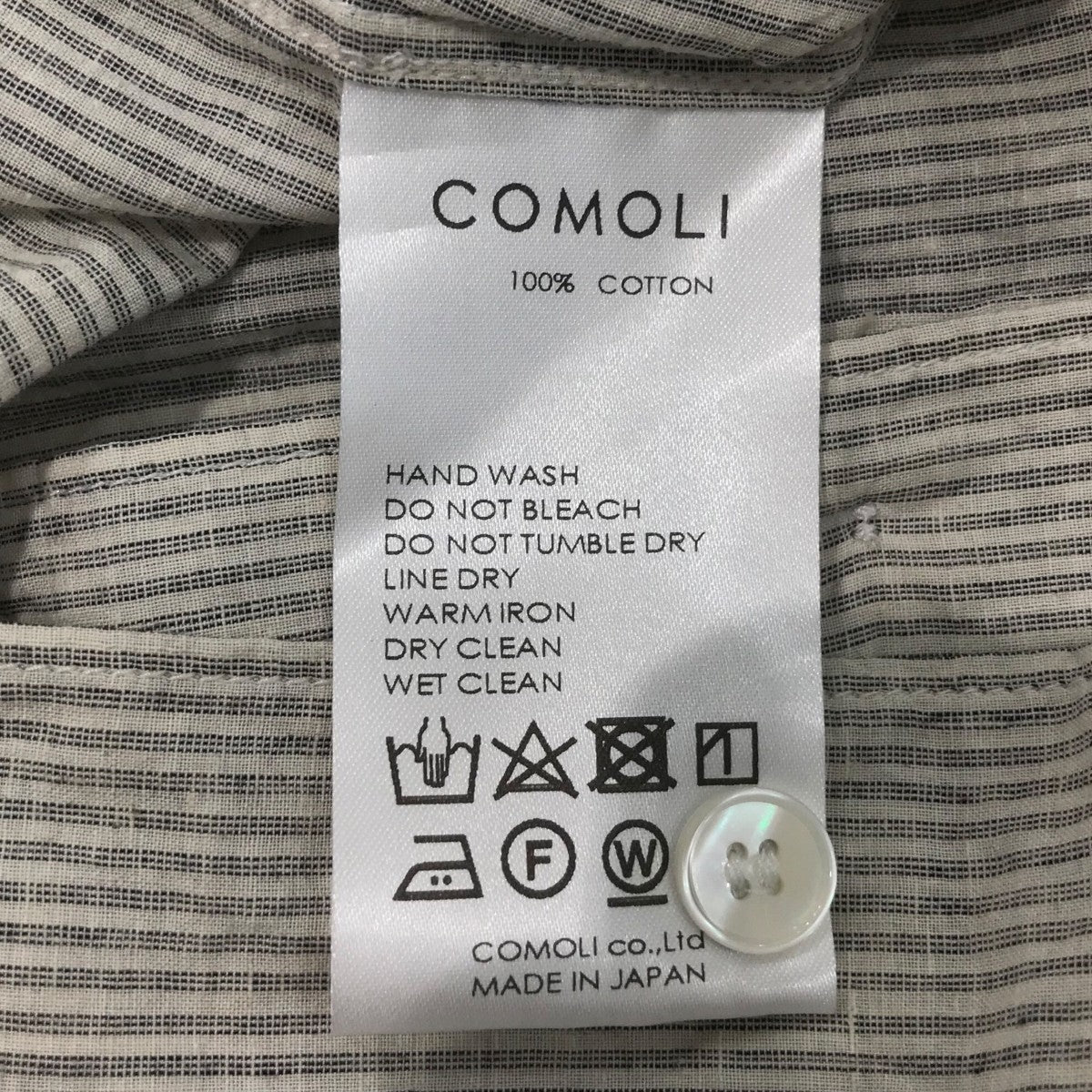 COMOLI KHADIコットン コモリシャツ サイズ2 Z01-02011 商品ページ｜大人の男に最高の満足を提供するメンズセレクト