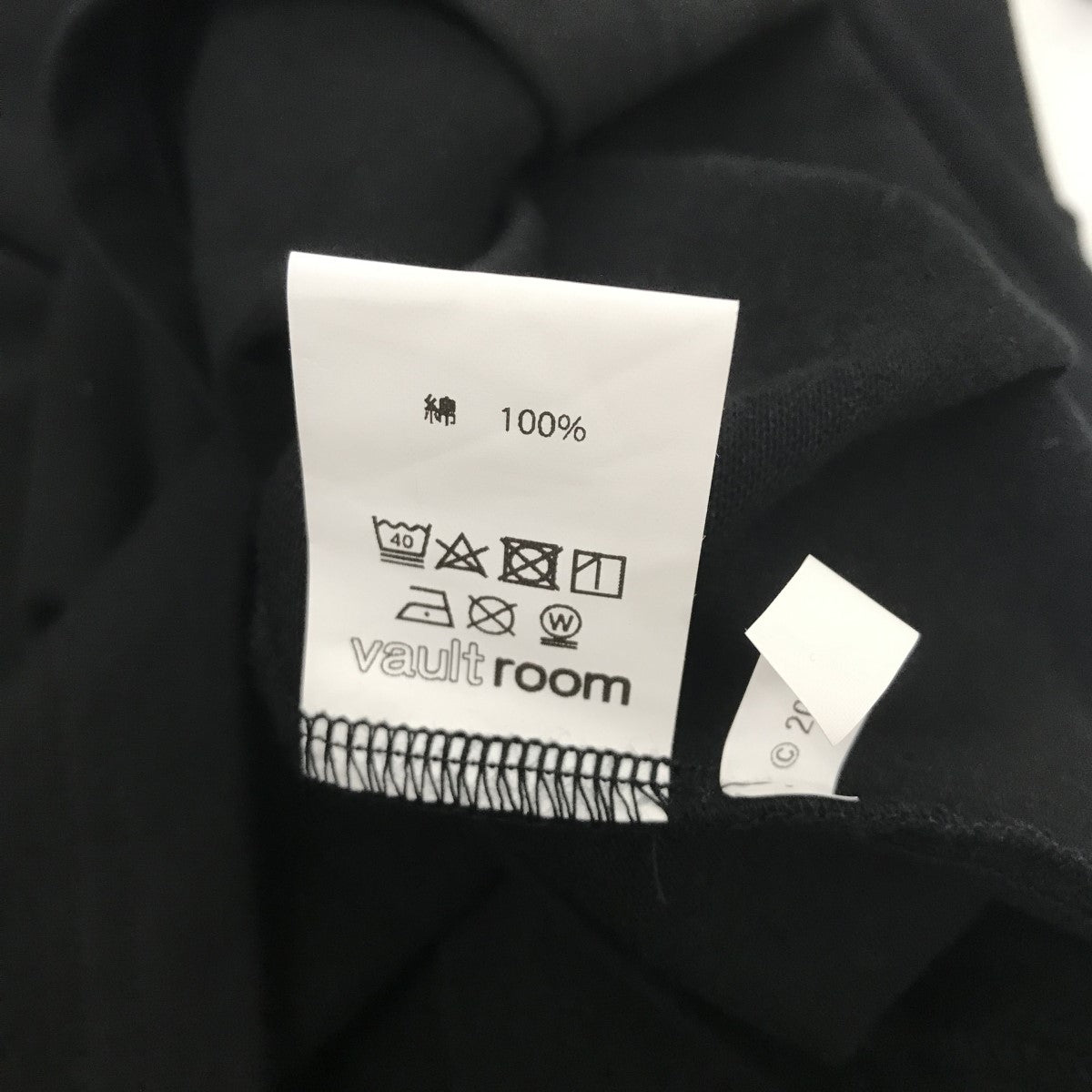 vaultroom(ボルトルーム) 長袖Tシャツ ブラック サイズ L