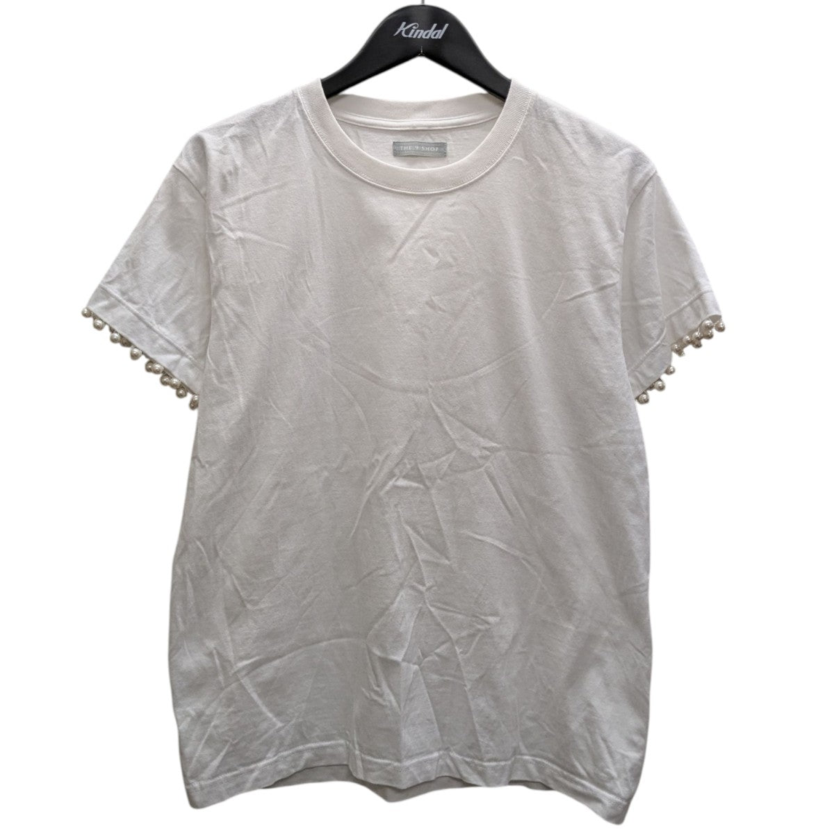 THE 9 SHOP パールデザインTシャツ 古着・中古-1枚目のアイテム画像