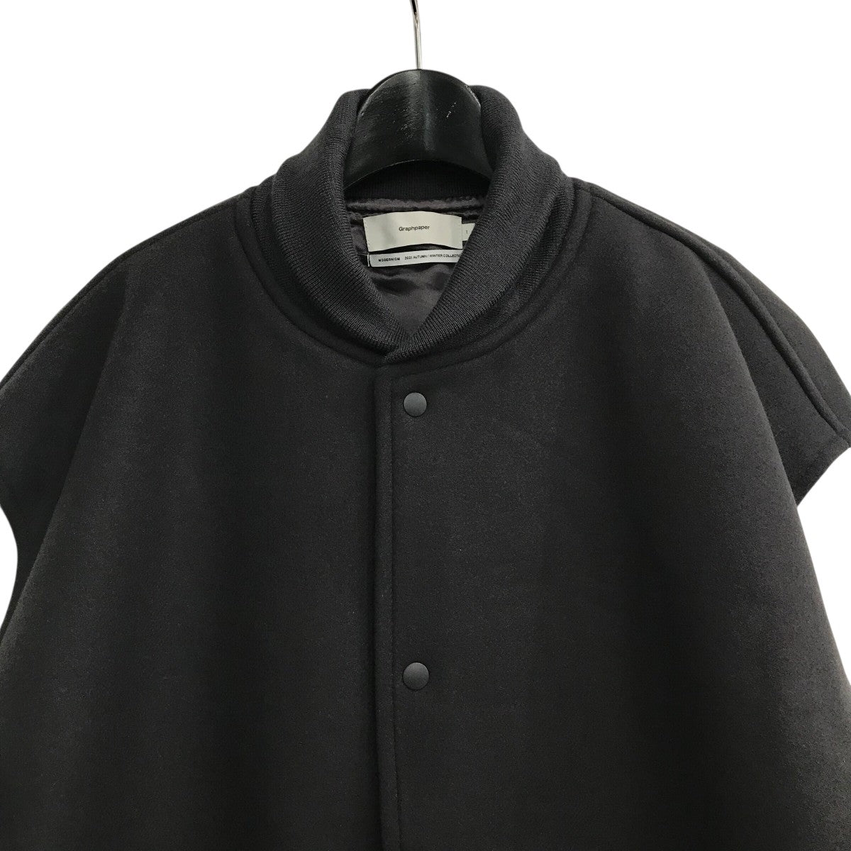 Graphpaper(グラフペーパー) 21AW「SCALE OFF MELTON STADIUM JACKET