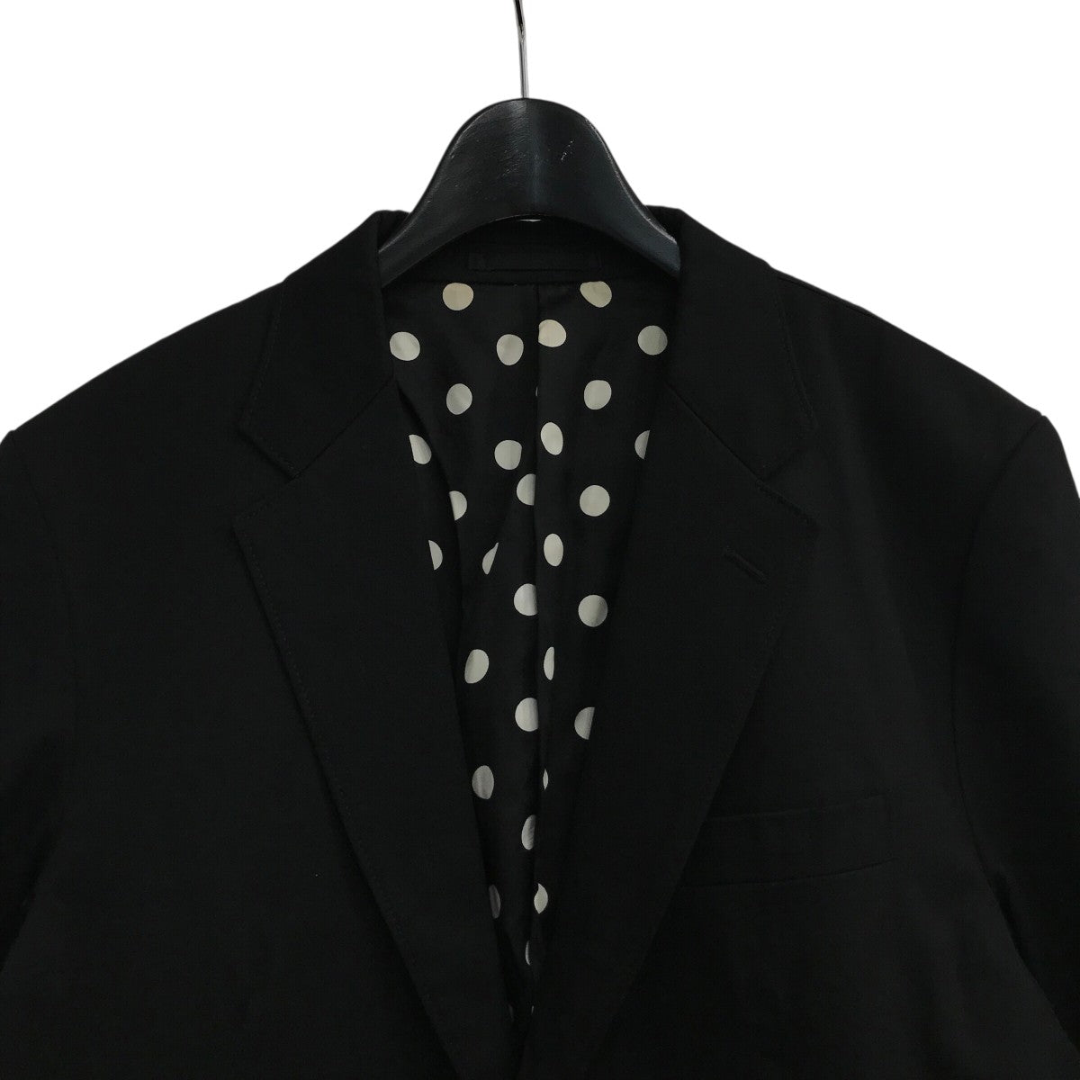 BLACK COMME DES GARÇONS ドット柄テーラードジャケット BLACK COMME des GARCONS - ブラックコムデギャルソン BLACK